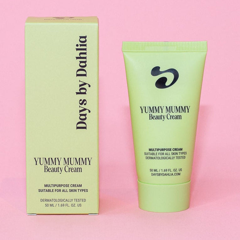 Yummy Mummy Beauty Cream -ravitseva ja kosteuttava hoitovoide sektioarven hoitoon
